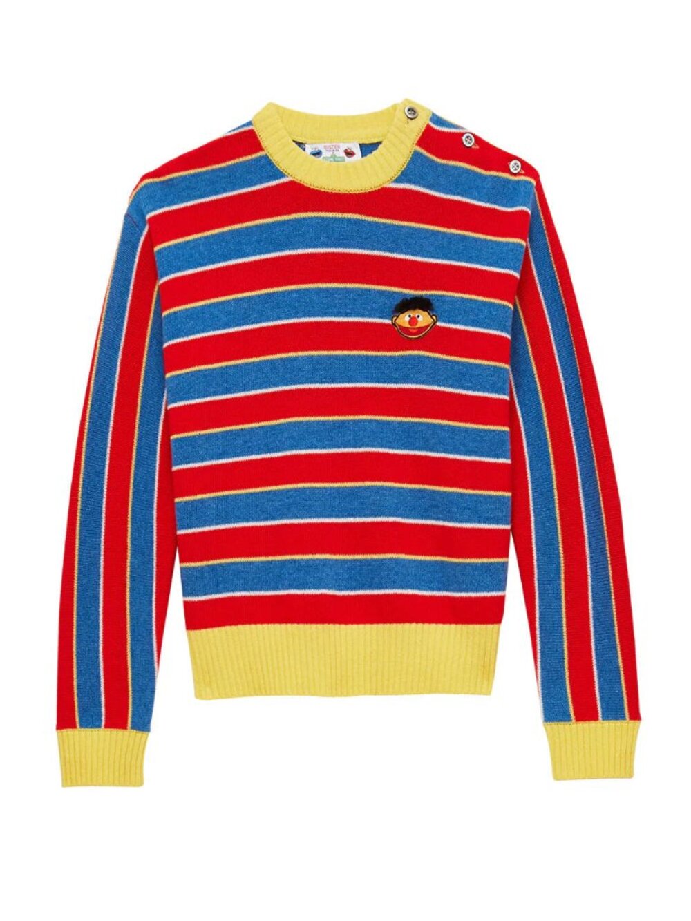 Paul & Joe Sister x Sesame Street Ernie Wool Sweater Top